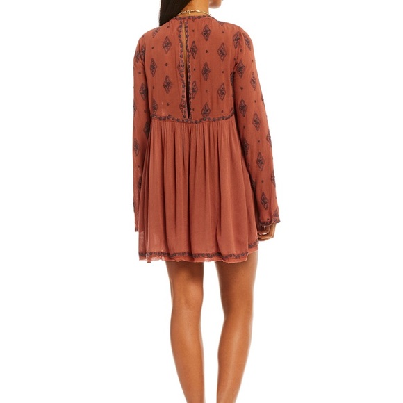 [free people] diamond embroidered dress - Picture 3 of 7